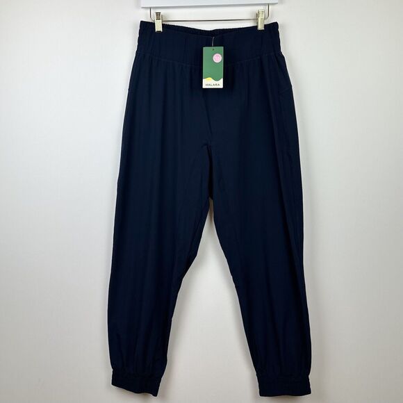 HALARA Navy High-Waist Track Joggers - Picture 5 of 13